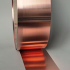 Copper coated and cold rolled steel strips